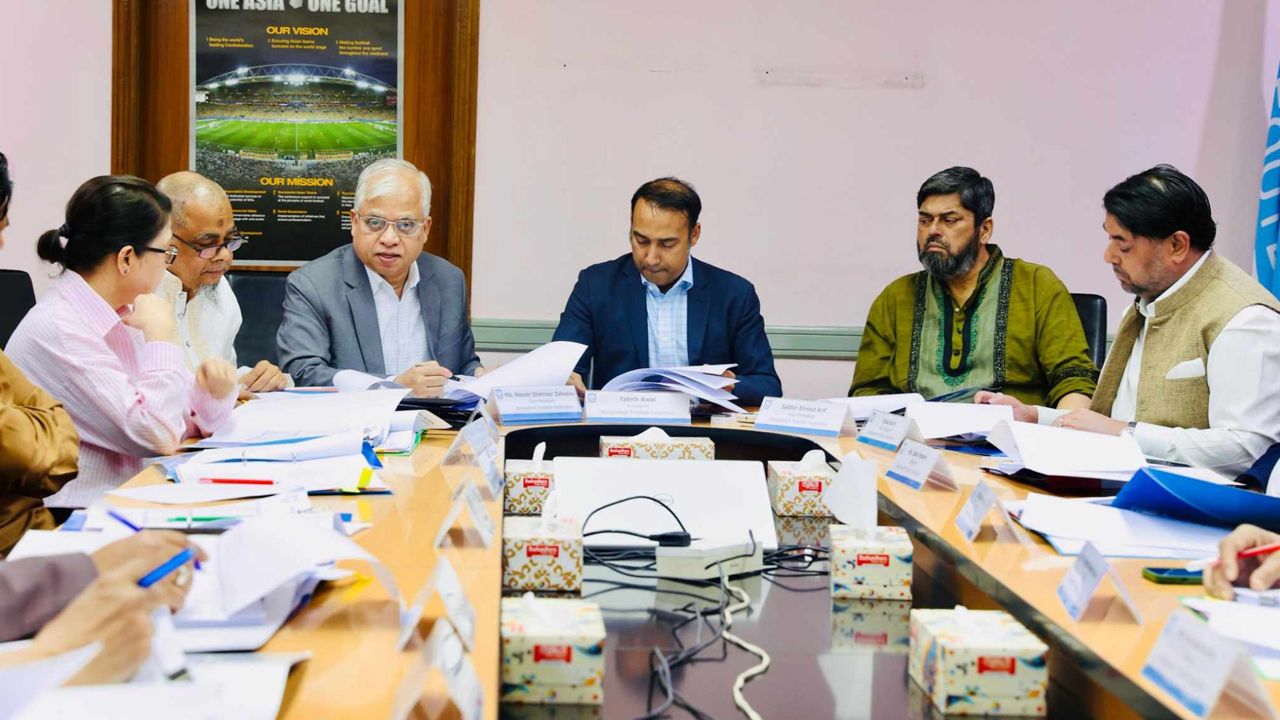বাফুফের ২০২৫ সালের বাজেট পাস; বীমার আওতায় ফুটবলাররা