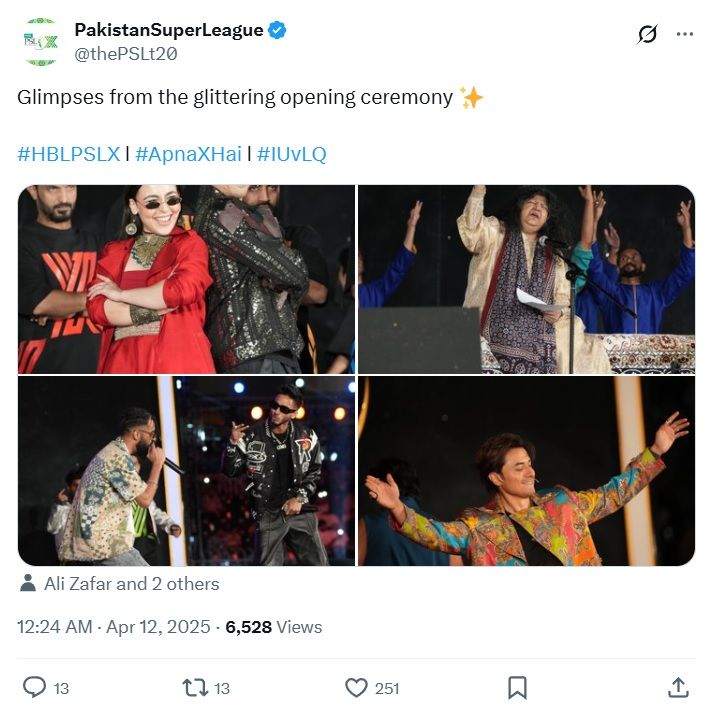 হার দিয়ে পিএসএল শুরু রিশাদের লাহোর কালান্দার্সের