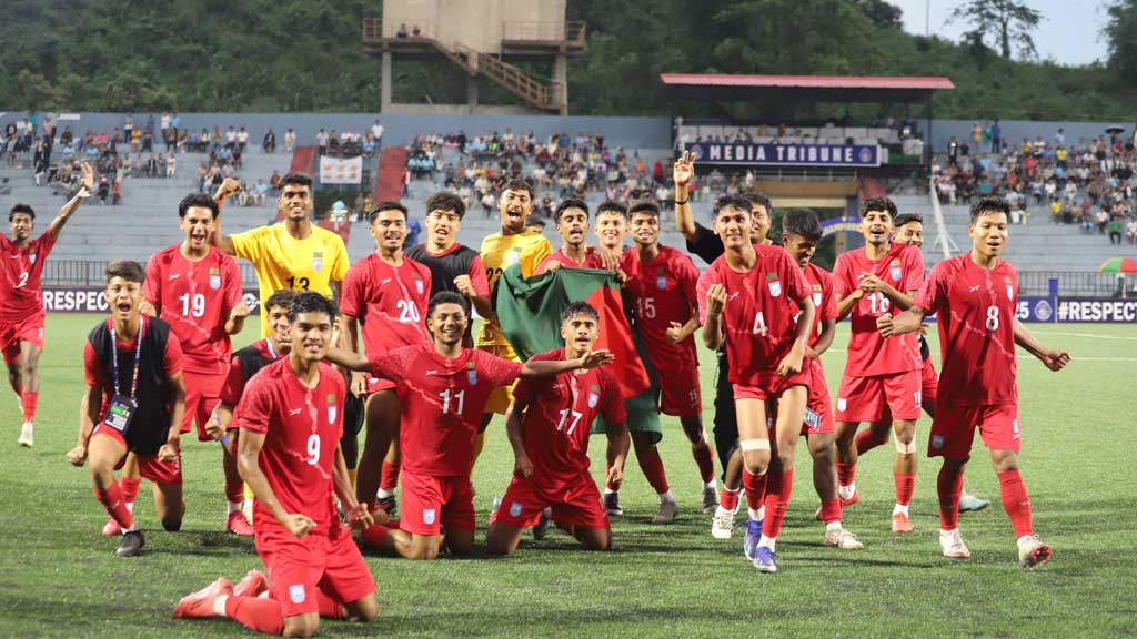 সাফ অনূর্ধ্ব-১৯ চ্যাম্পিয়নশিপ: নেপালকে হারিয়ে ফাইনালে বাংলাদেশ
