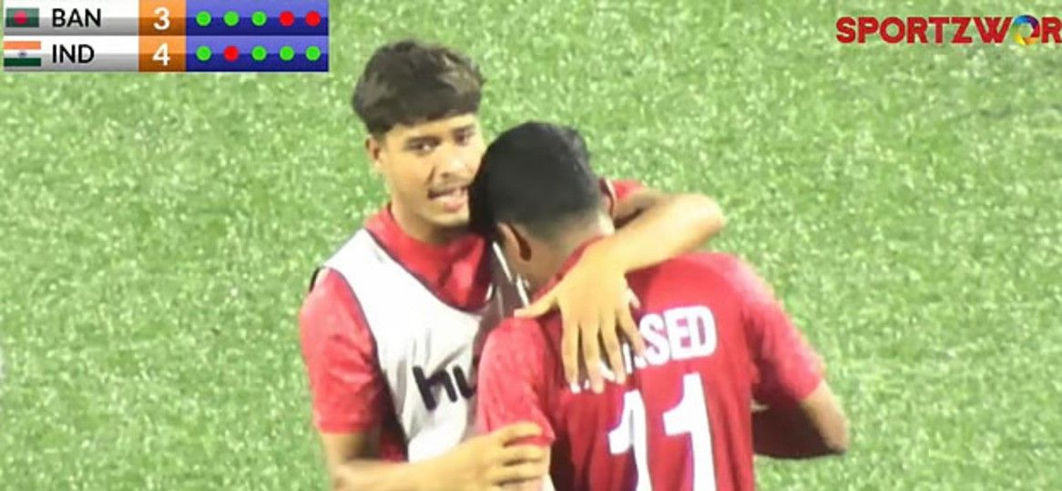 টাইব্রেকারে হেরে স্বপ্নভঙ্গ বাংলাদেশের যুবাদের, চ্যাম্পিয়ন ভারত 