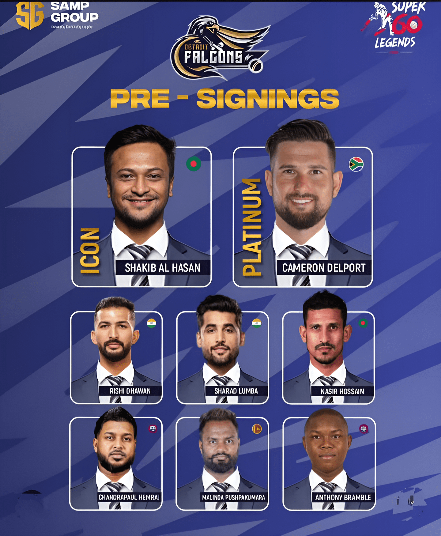 যুক্তরাষ্ট্রের লিগে দল পেলেন সাকিবসহ নয়জন বাংলাদেশি ক্রিকেটার