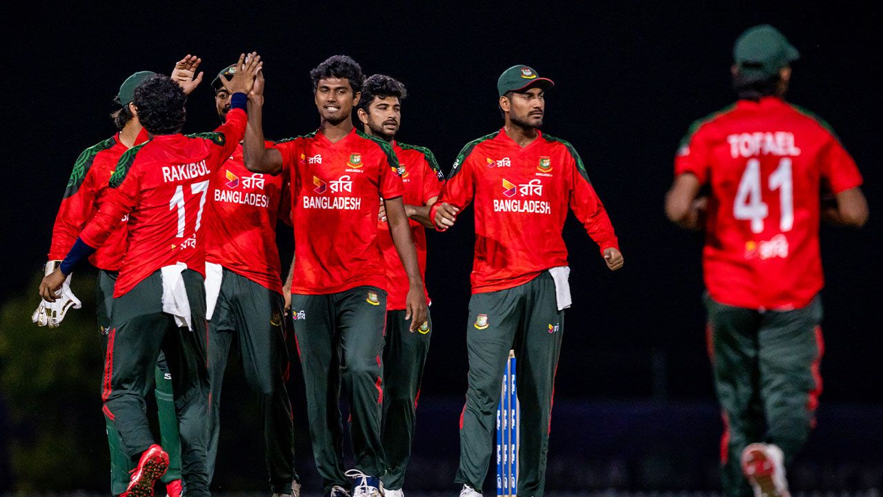 অস্ট্রেলিয়ার দলকে ২২ রানে হারিয়ে জয়ে ফিরেছে বাংলাদেশ 'এ' দল