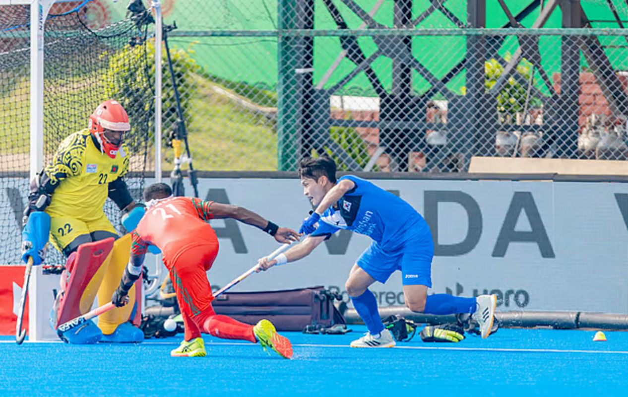 চ্যাম্পিয়ন দক্ষিণ কোরিয়ার কাছে বড় ব্যবধানে হারল বাংলাদেশ