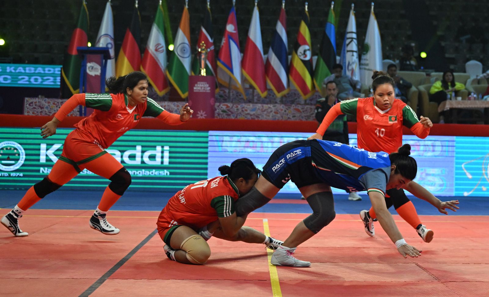 বাংলাদেশের হ্যাটট্রিক জয় রুখে দিল ভারত